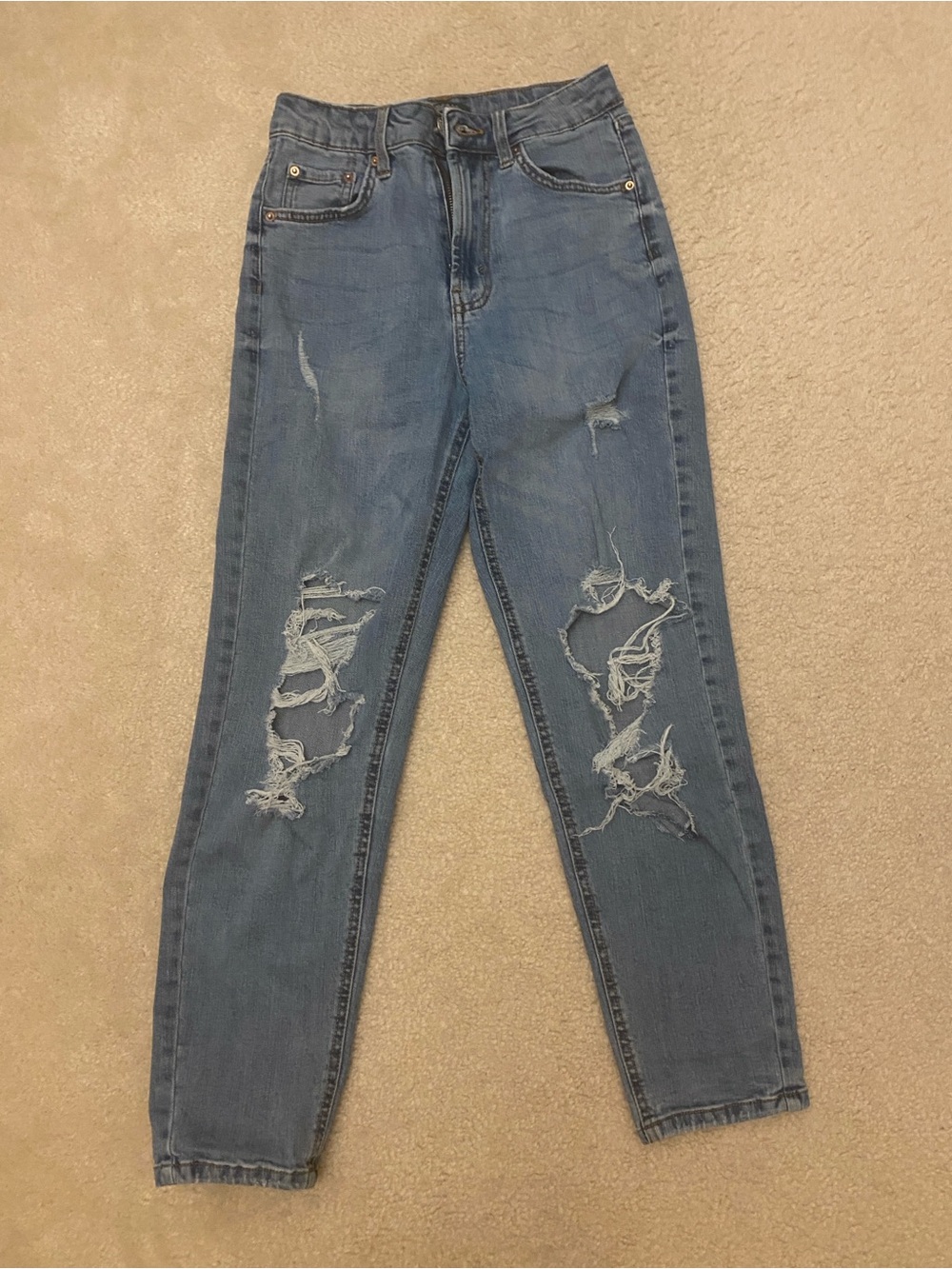 wild fable Distressed high rise Jeans - Light Blue